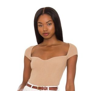 Super down rachelle knit top